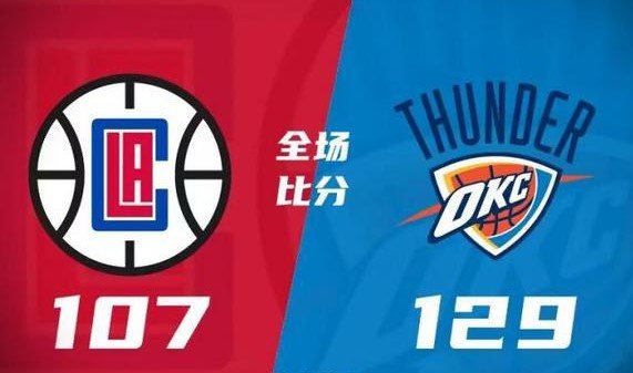 【一竞技】NBA常规赛：快船客场不敌雷霆